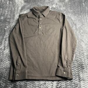 Rare Rabbit Polo Shirt Men’s Long Sleeve size M brown